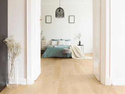 gjennomgående gulv laget av jeans på soverom og stue gjennomgående gulv laget av jeans på soverom og stue