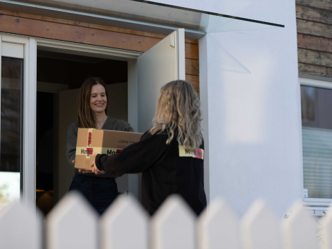 levering på døren hos kunde fra Montér levering på døren hos kunde fra Montér