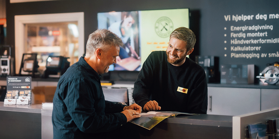 Ansatt i Montér Byggeprosjekt som kan hjelpe deg med dine spørsmål - store som små.