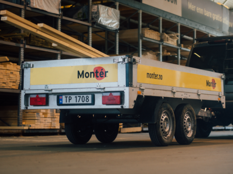 Henger som kan lånes gratis hos Montér Henger som kan lånes gratis hos Montér