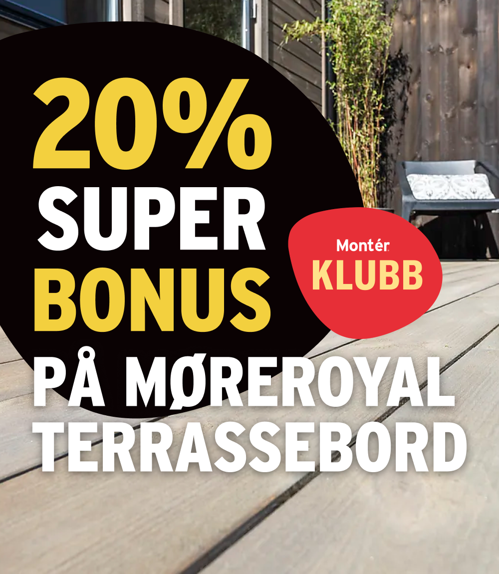 20% superbonus på møreroyal terrassebord